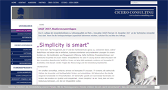 Desktop Screenshot of cicero-consulting.com